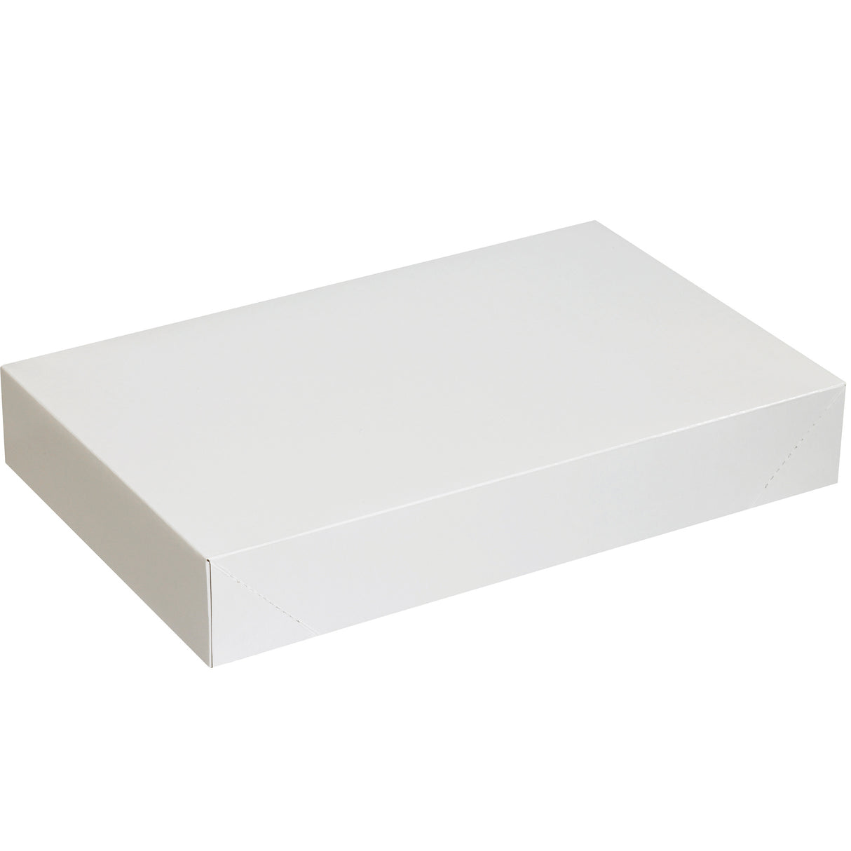 19 x 12 x 3" White Apparel Boxes