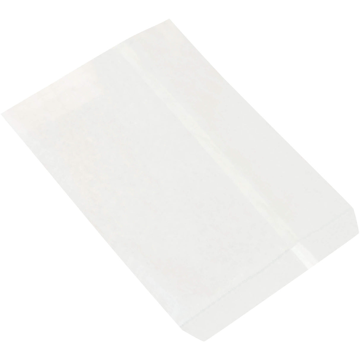 8 1/2 x 11" White Flat Merchandise Bags