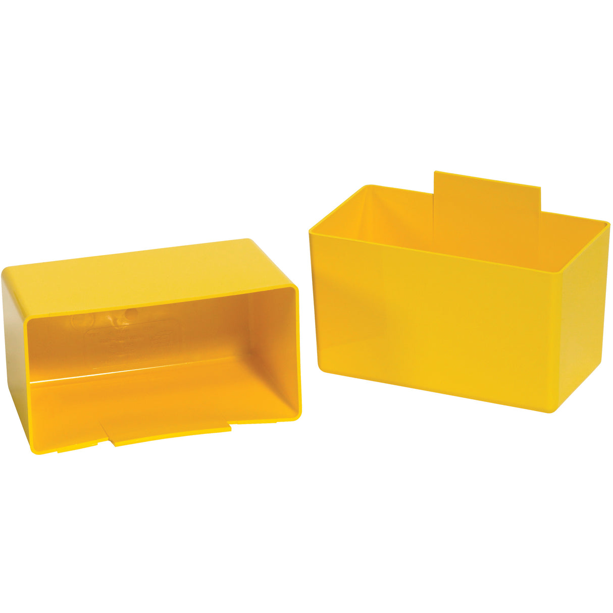 5 1/8 x 2 3/4 x 3" Yellow Shelf Bin Cups