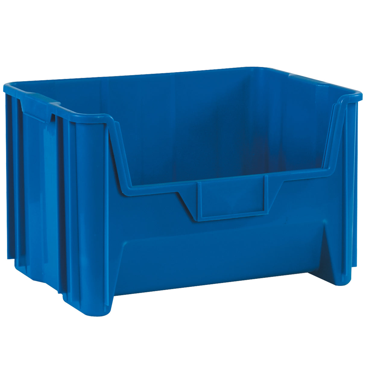 19 7/8 x 15 1/4 x 12 7/16" Blue Giant Stackable Bins