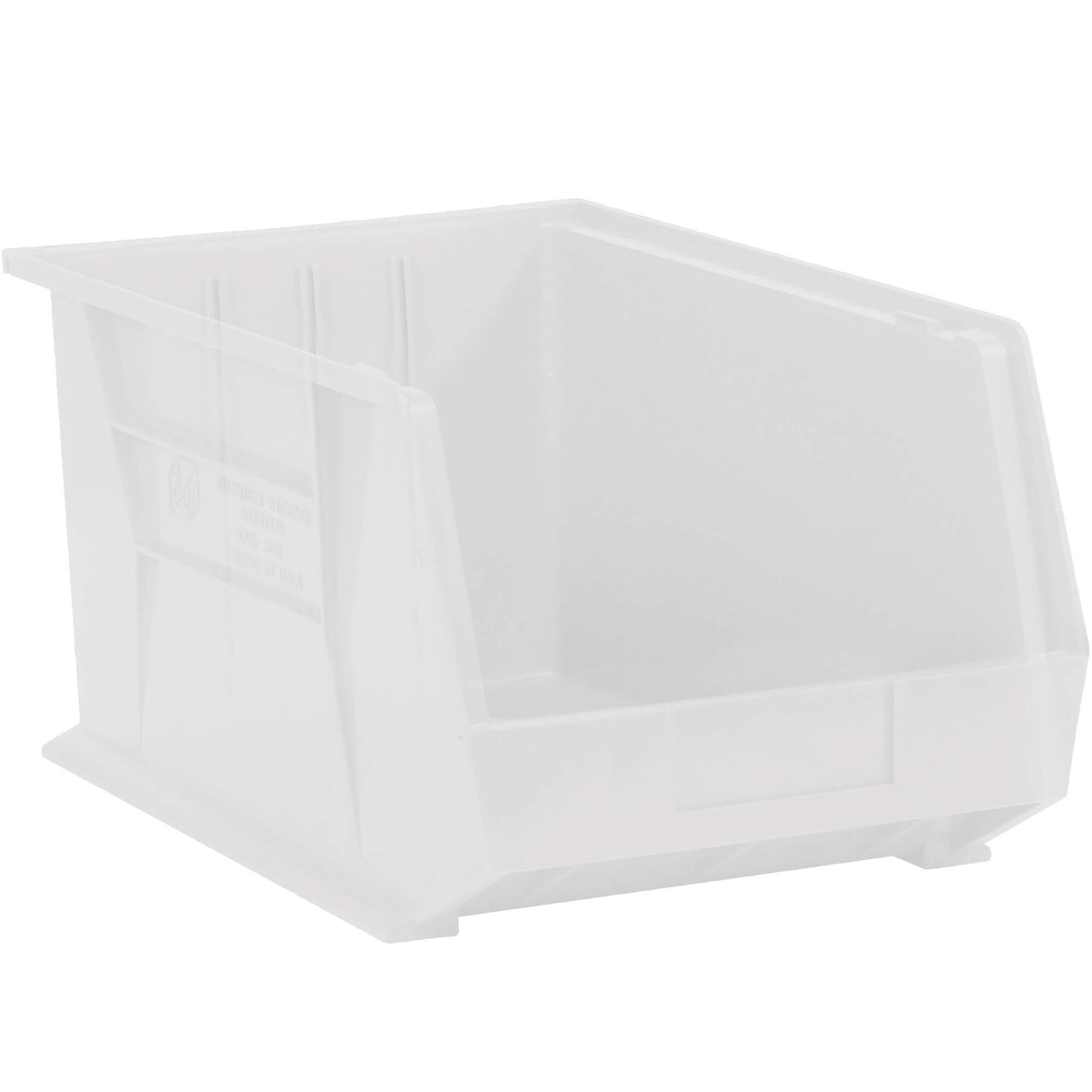5 3/8 x 4 1/8 x 3" Clear Plastic Stack & Hang Bin Boxes
