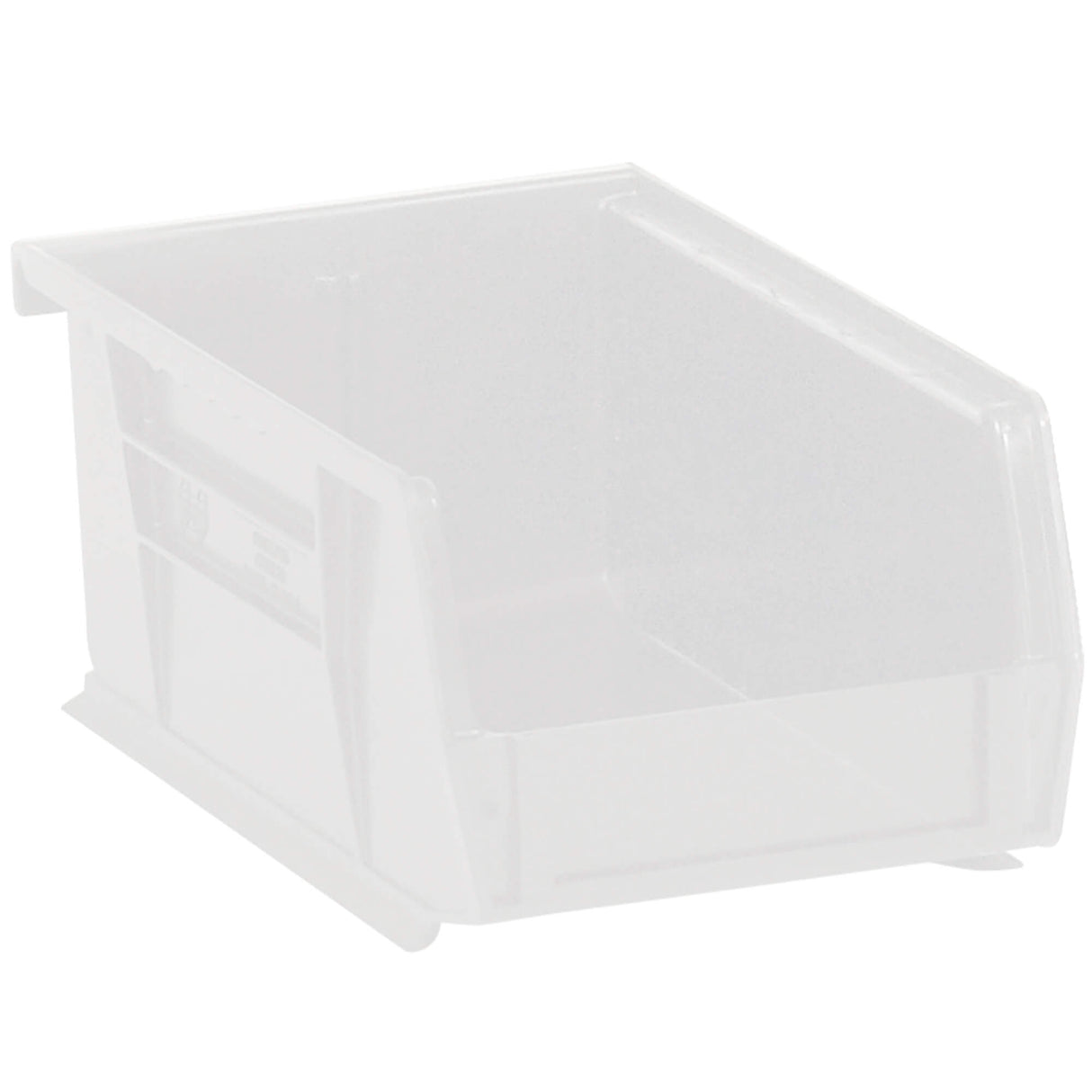 7 3/8 x 4 1/8 x 3" Clear Plastic Stack & Hang Bin Boxes