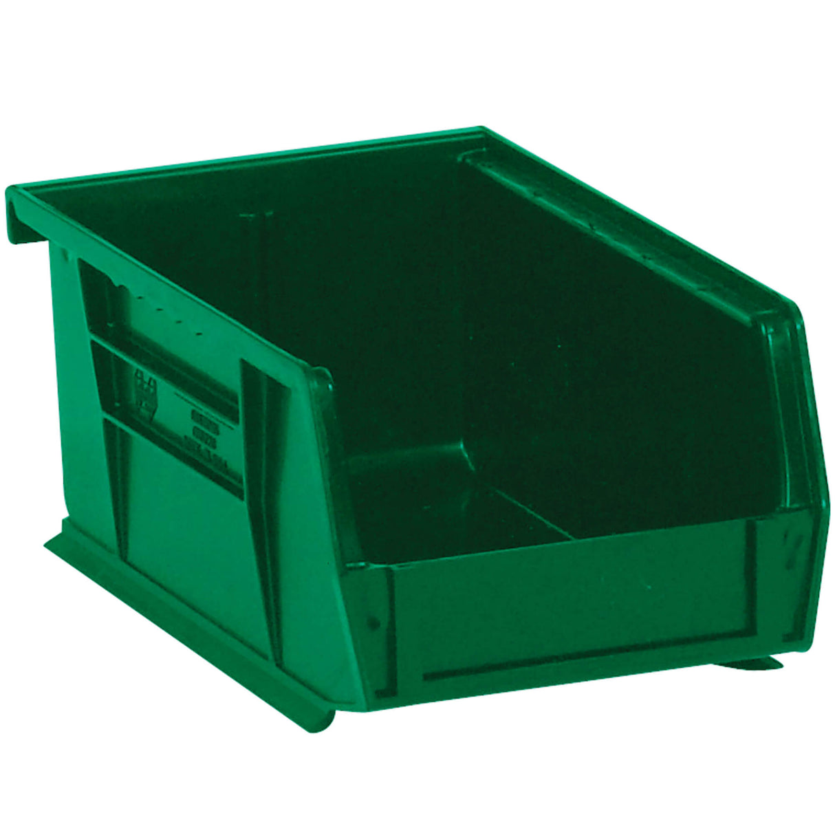 7 3/8 x 4 1/8 x 3" Green Plastic Stack & Hang Bin Boxes