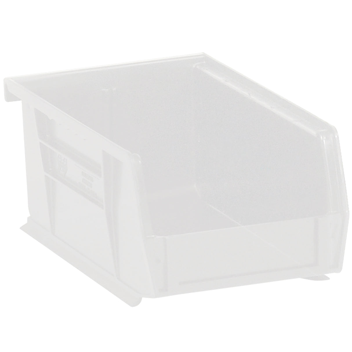 9 1/4 x 6 x 5" Clear Plastic Stack & Hang Bin Boxes