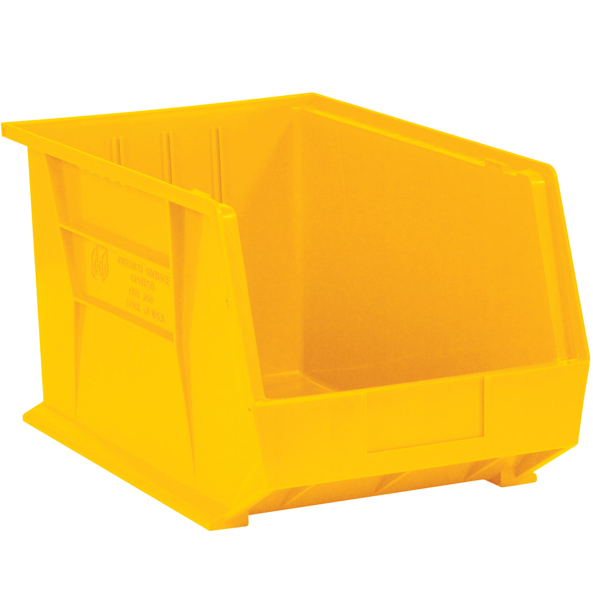 10 3/4 x 8 1/4 x 7" Yellow Plastic Stack & Hang Bin Boxes