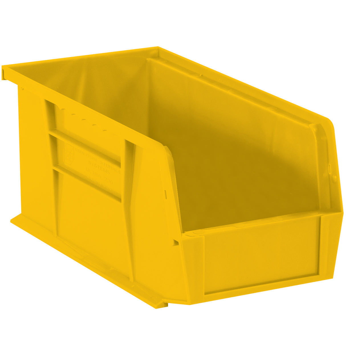 14 3/4 x 8 1/4 x 7" Yellow Plastic Stack & Hang Bin Boxes