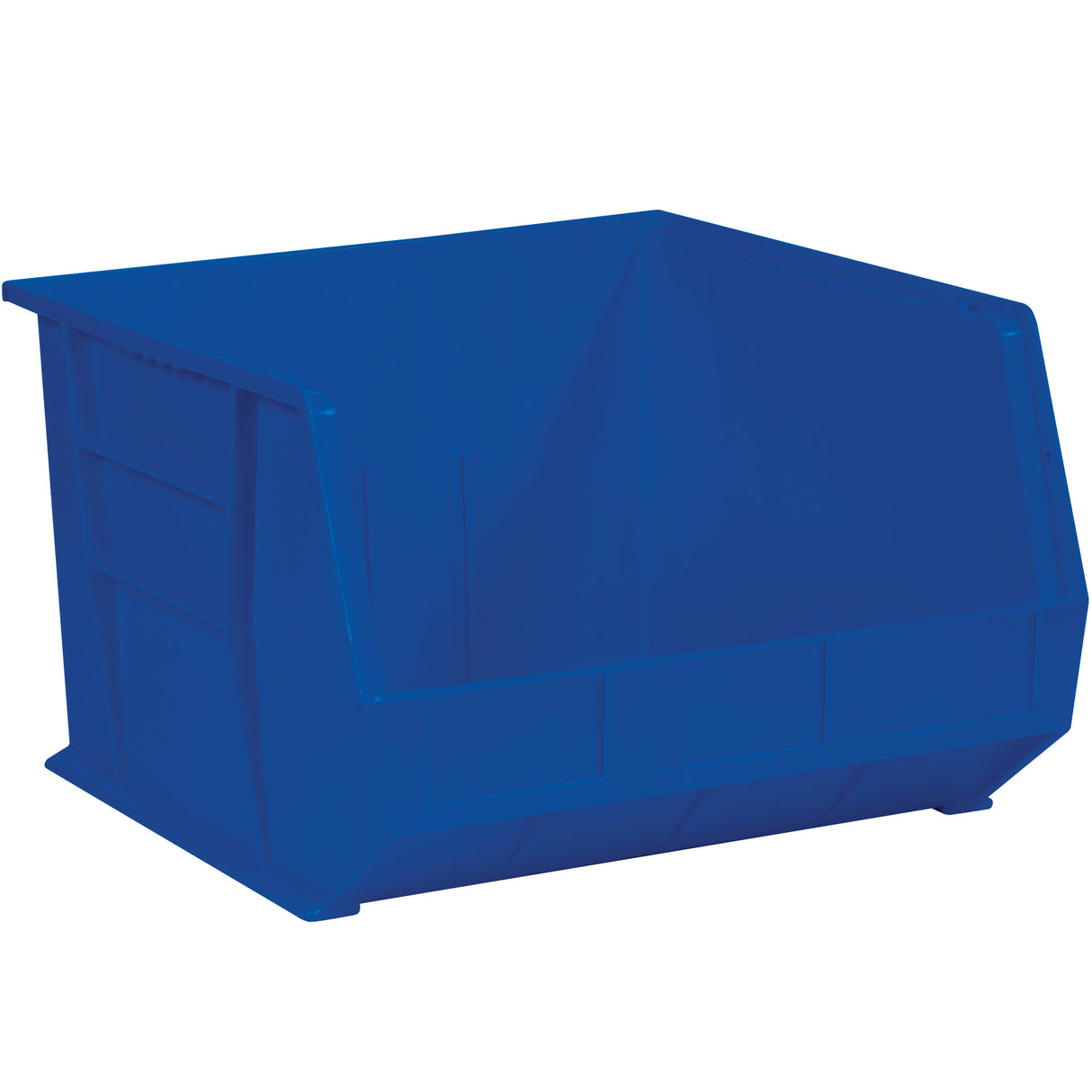 18 x 16 1/2 x 11" Blue Plastic Stack & Hang Bin Boxes