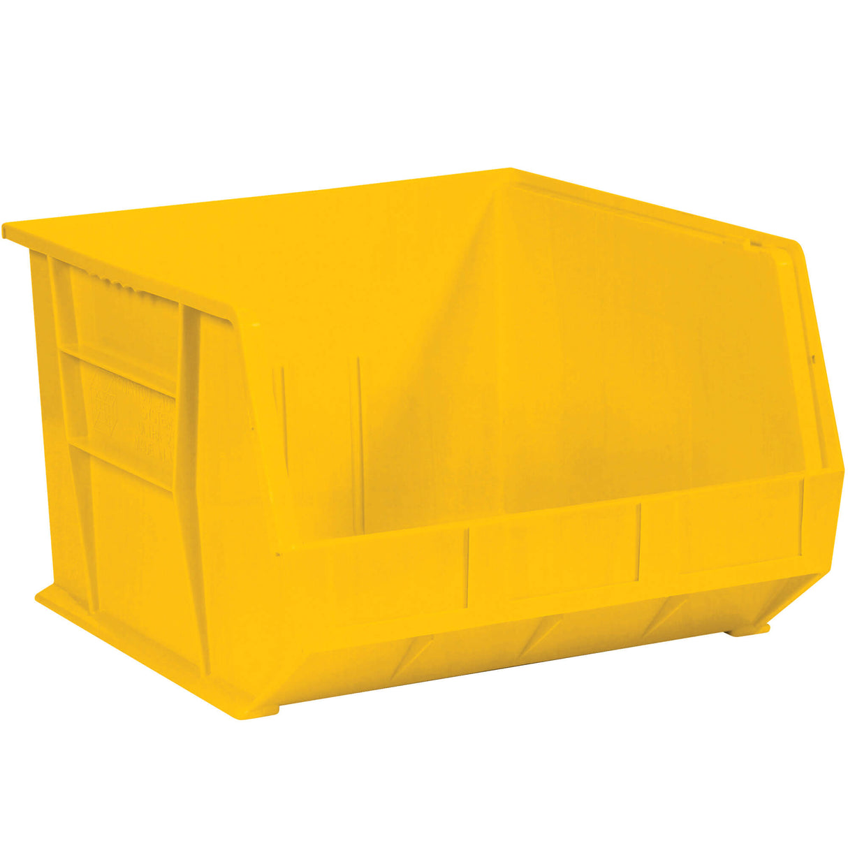 18 x 16 1/2 x 11" Yellow Plastic Stack & Hang Bin Boxes