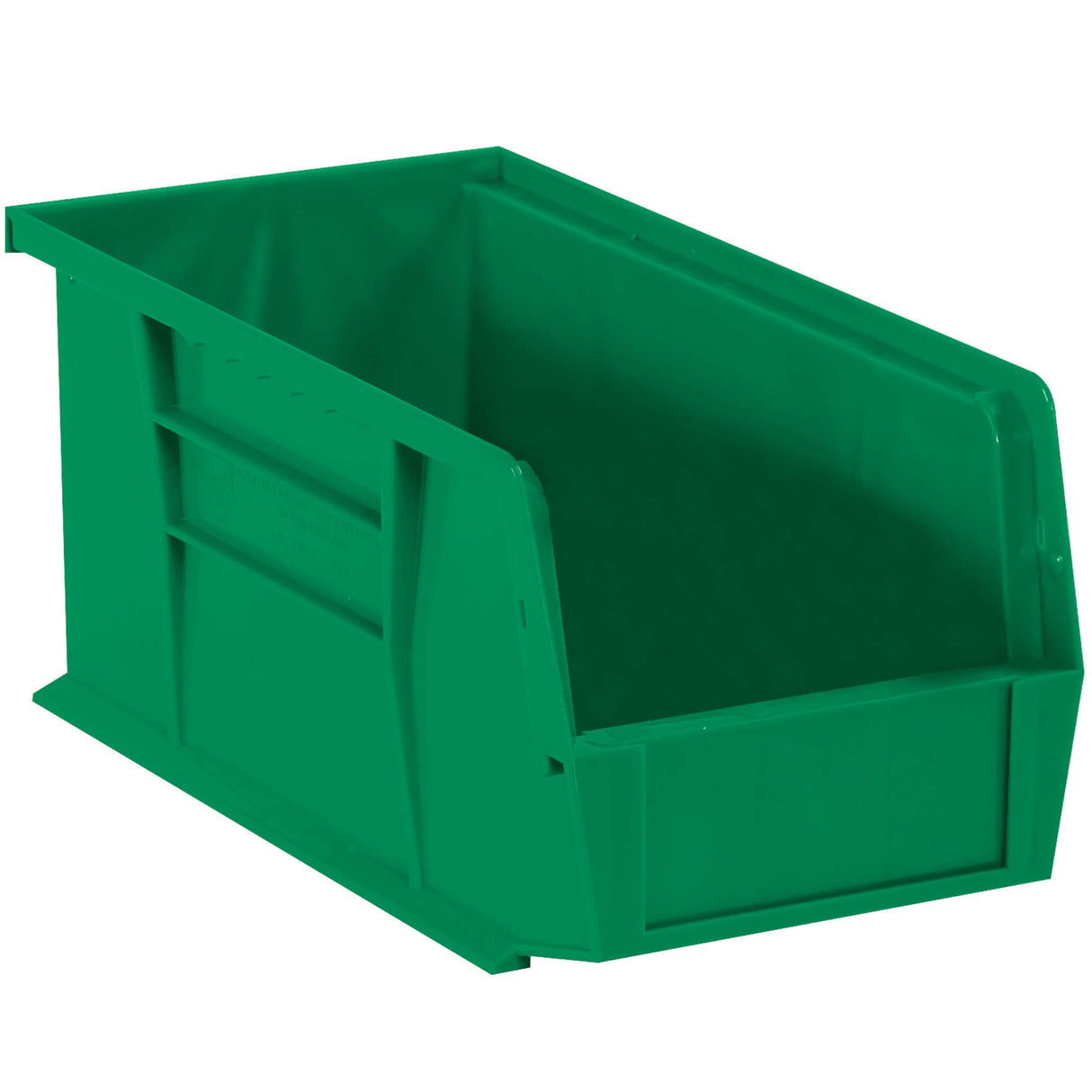 18 x 8 1/4 x 9" Green Plastic Stack & Hang Bin Boxes