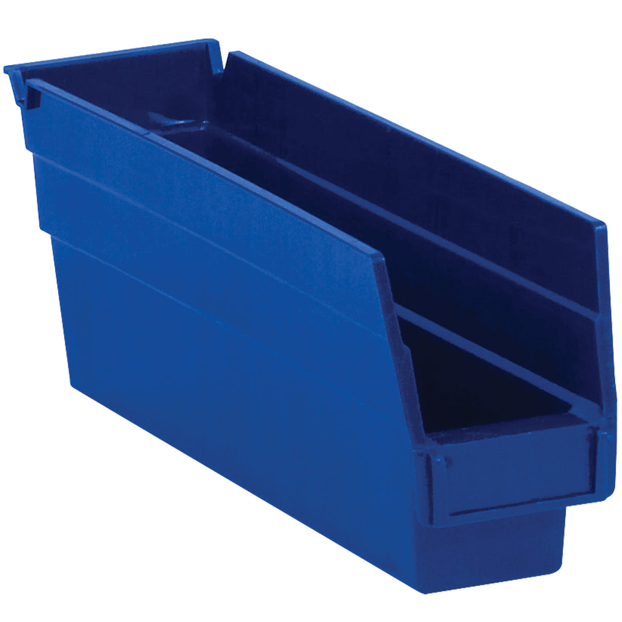 11 5/8 x 2 3/4 x 4" Blue Plastic Shelf Bin Boxes