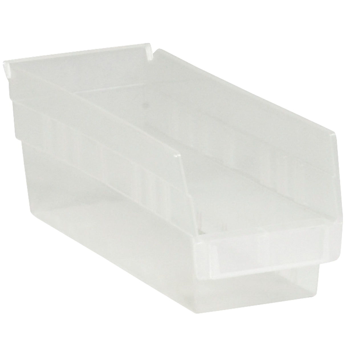 11 5/8 x 4 1/8 x 4" Clear Plastic Shelf Bin Boxes