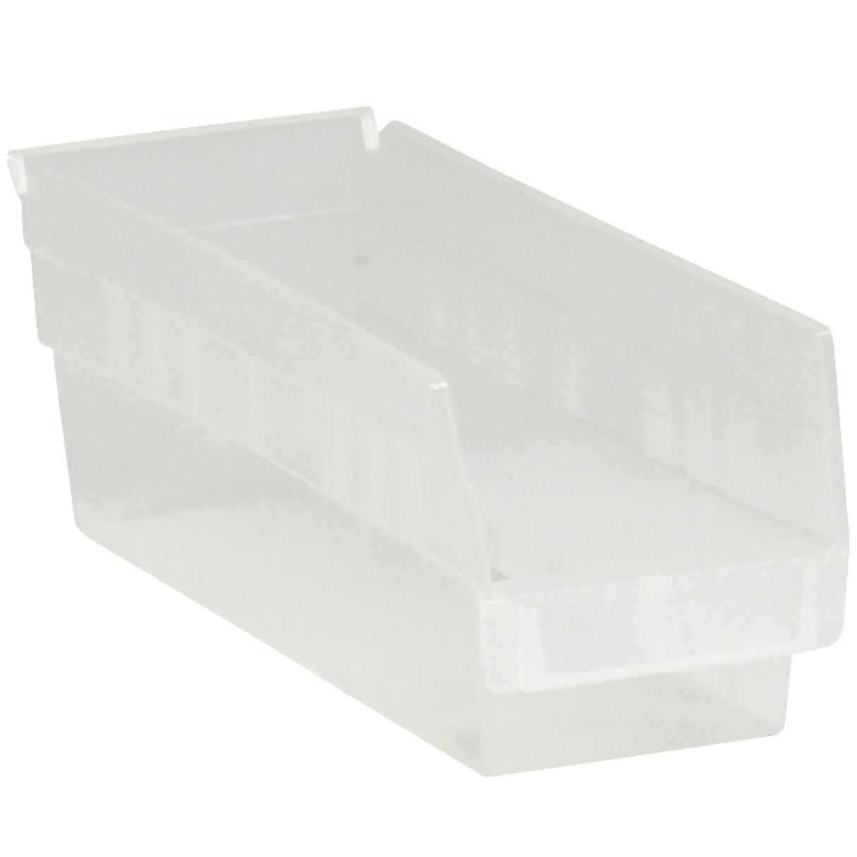 11 5/8 x 4 1/8 x 4" Clear Plastic Shelf Bin Boxes