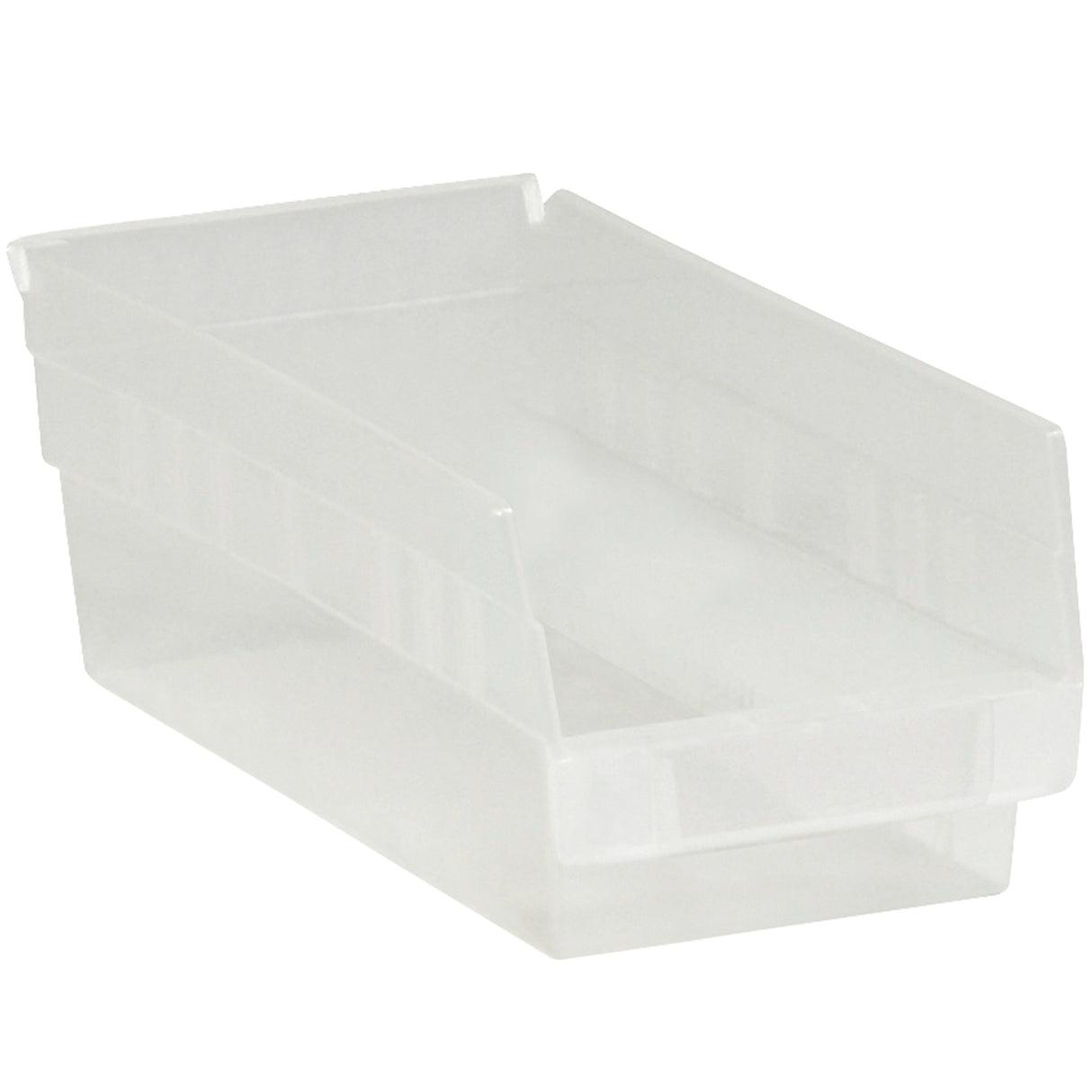 11 5/8 x 6 5/8 x 4" Clear Plastic Shelf Bin Boxes