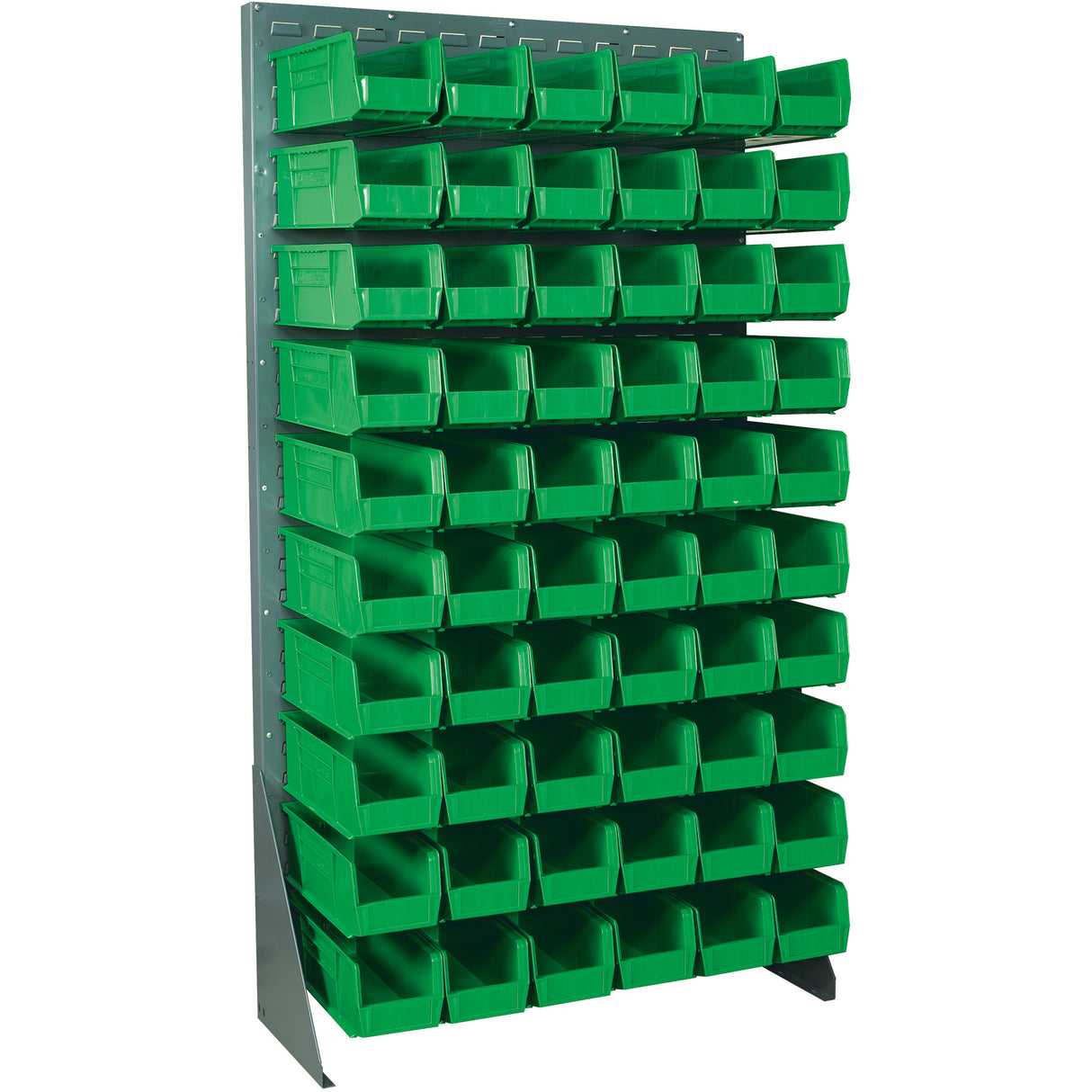 36 x 12 1/2 x 66" Floor Rack Bin Organizer