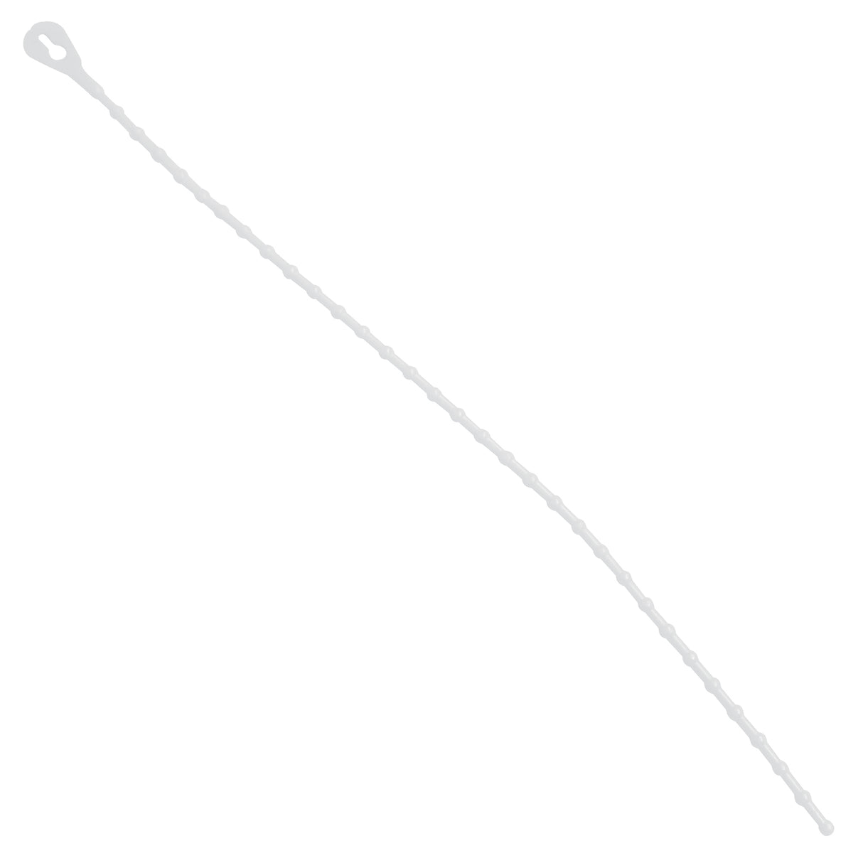 8" Beaded Security Tie - Natural