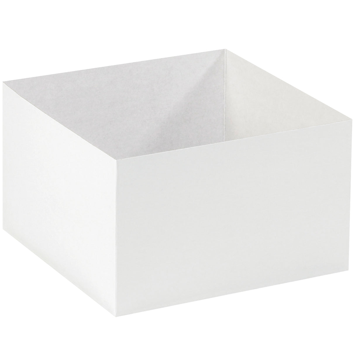 10 x 10 x 6" White Deluxe Gift Box Bottoms