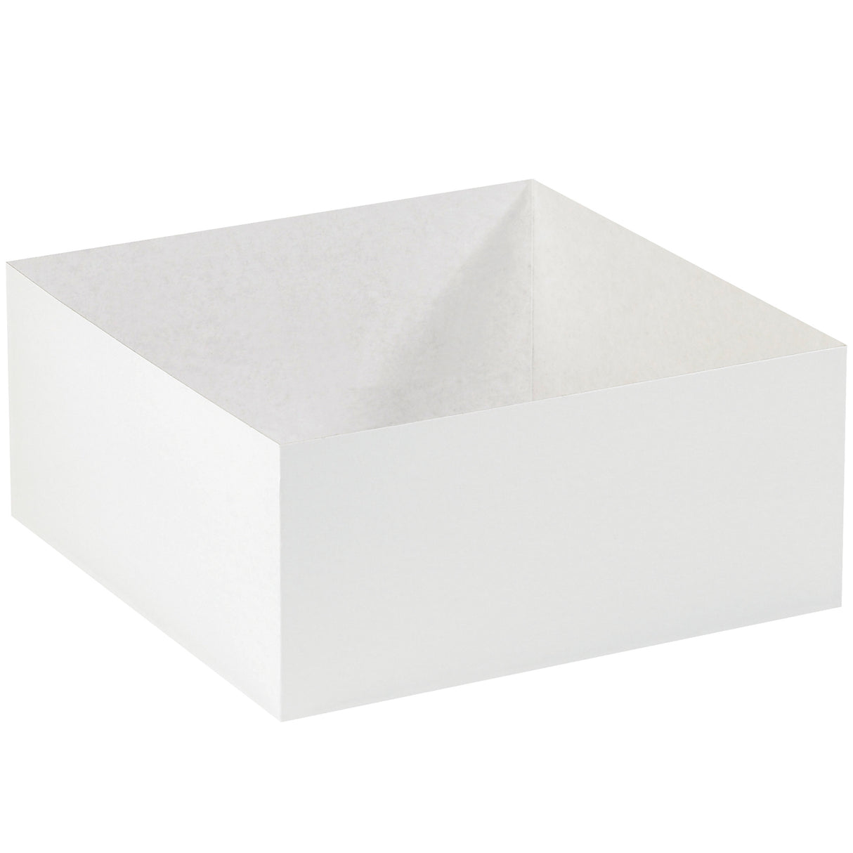 14 x 14 x 6" White Deluxe Gift Box Bottoms