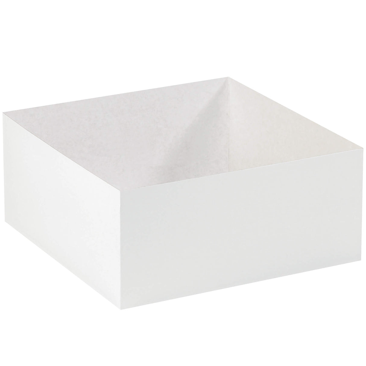 14 x 14 x 6" White Deluxe Gift Box Bottoms