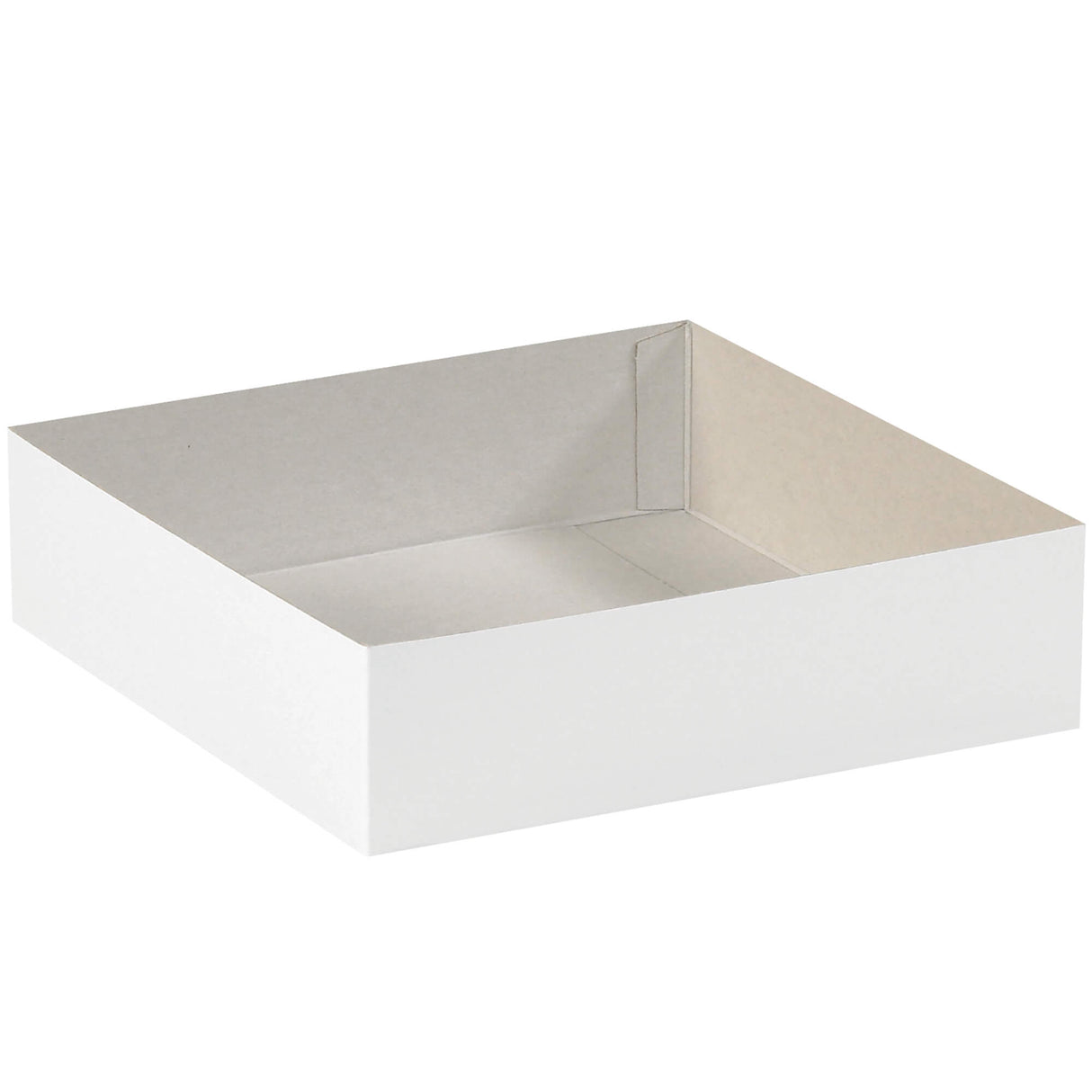 19 x 12 x 3" White Deluxe Gift Box Bottoms