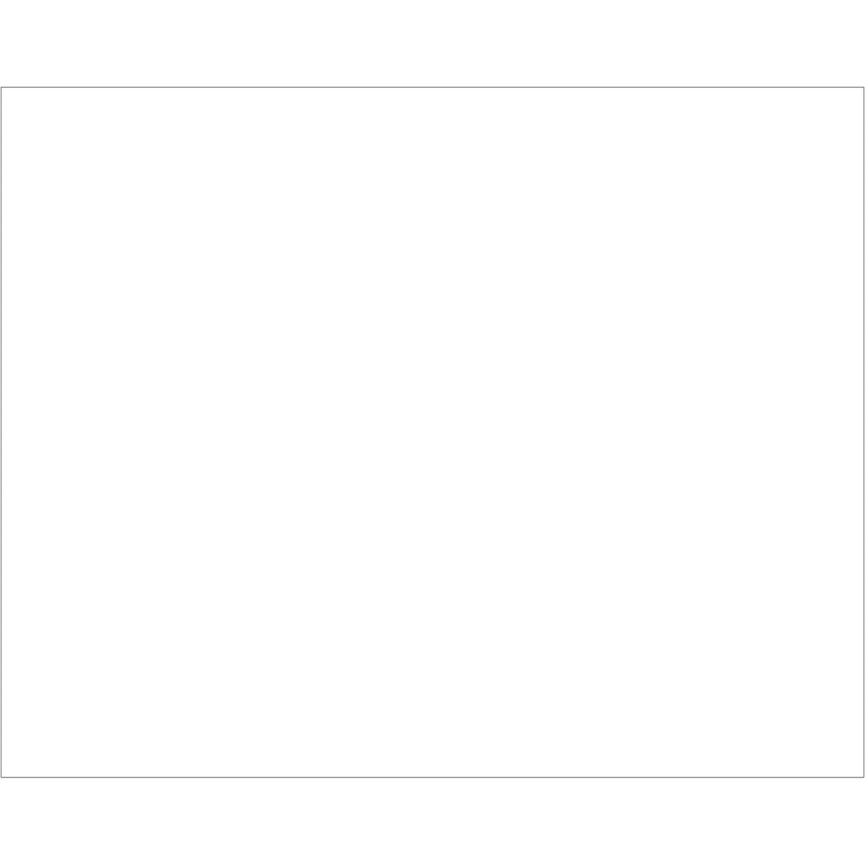8 x 10" - White Block Out Labels