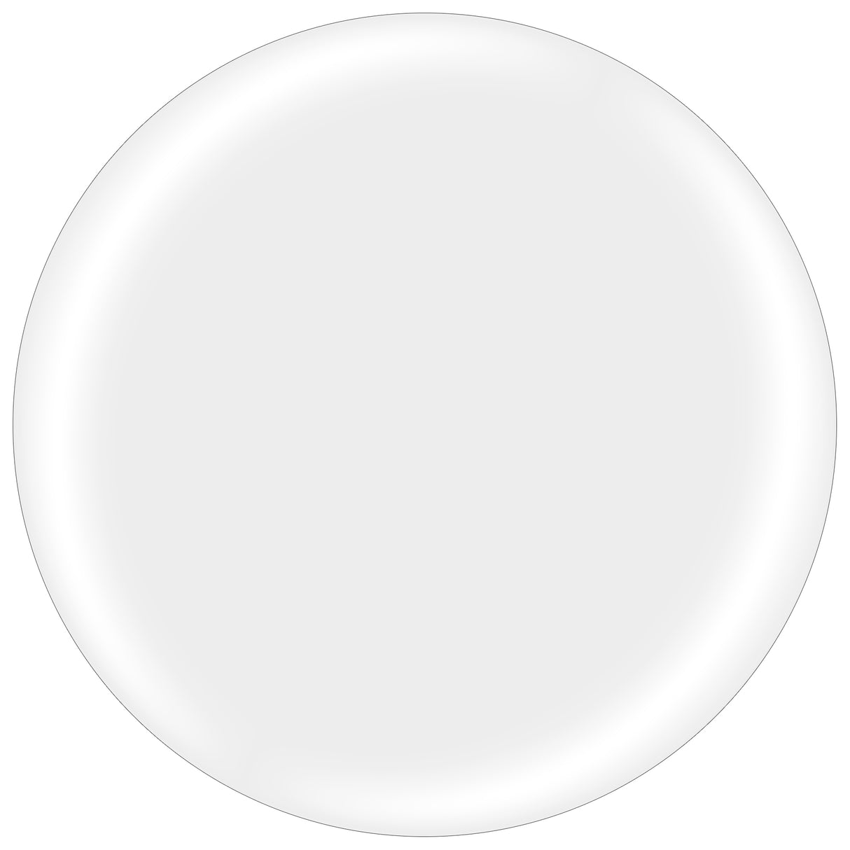 1 1/2" Circles - Clear Removable Labels