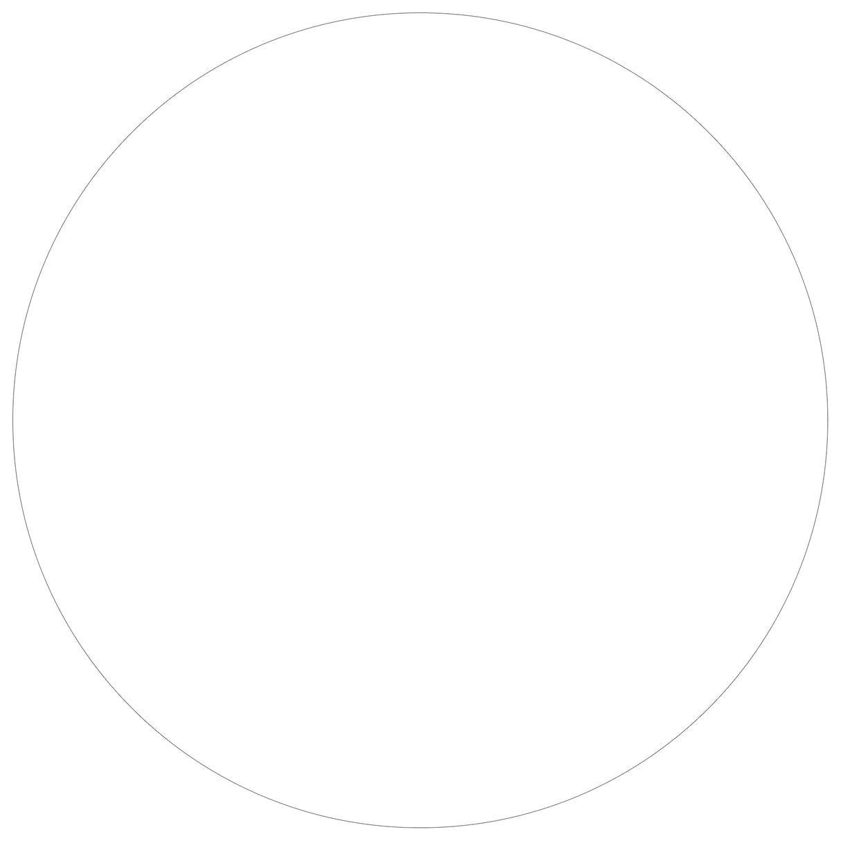 1 1/2" Circles - White Removable Labels