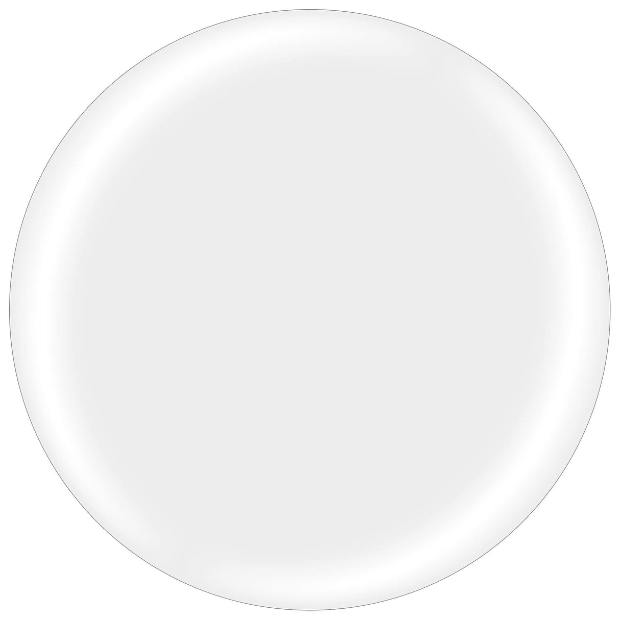 3" Circles - Clear Removable Labels