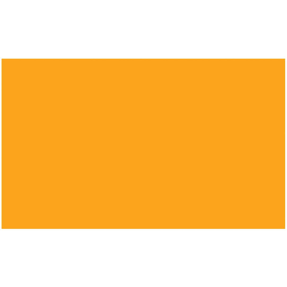 3 x 5" - Fluorescent Orange Removable Rectangle Labels