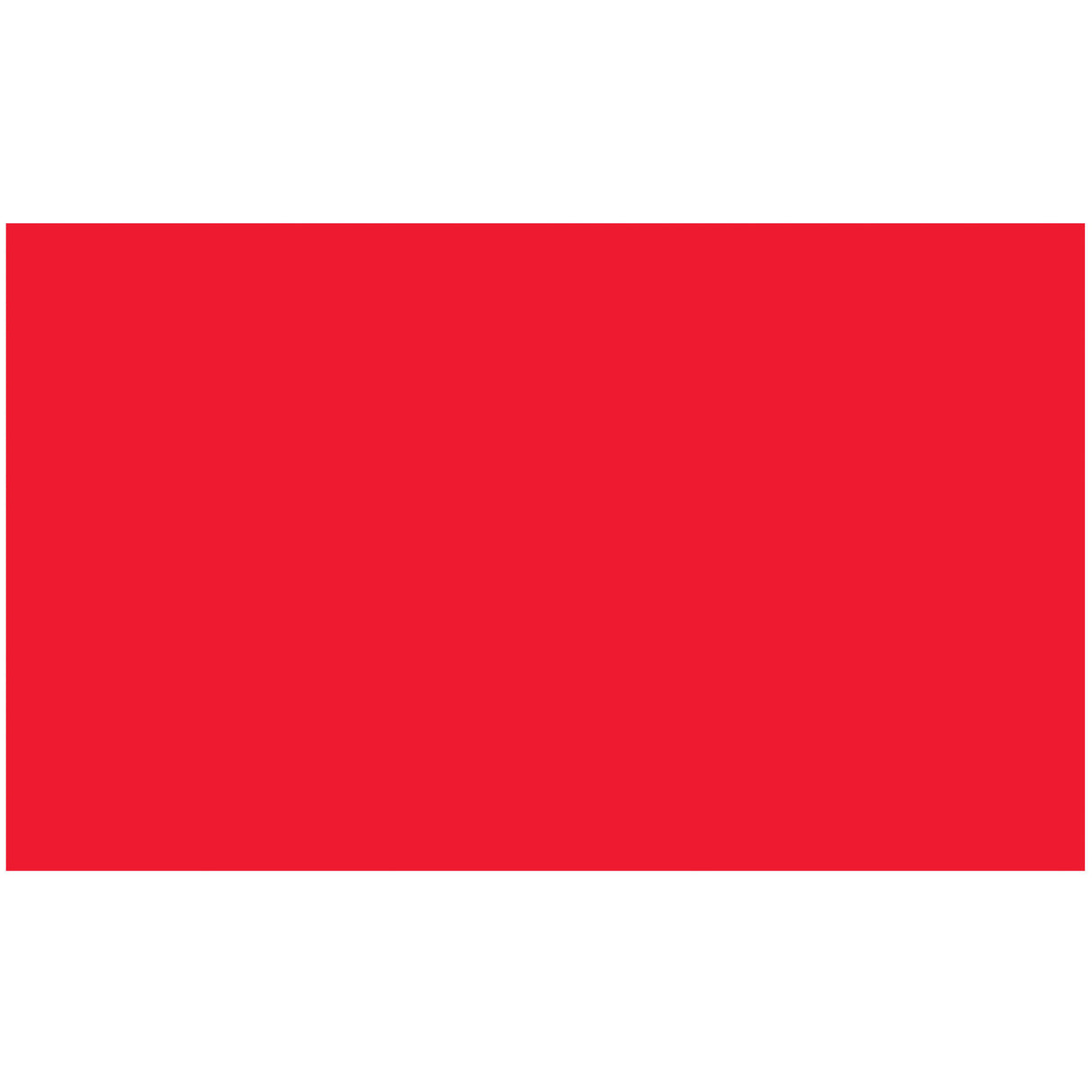 3 x 5" - Fluorescent Red Removable Rectangle Labels