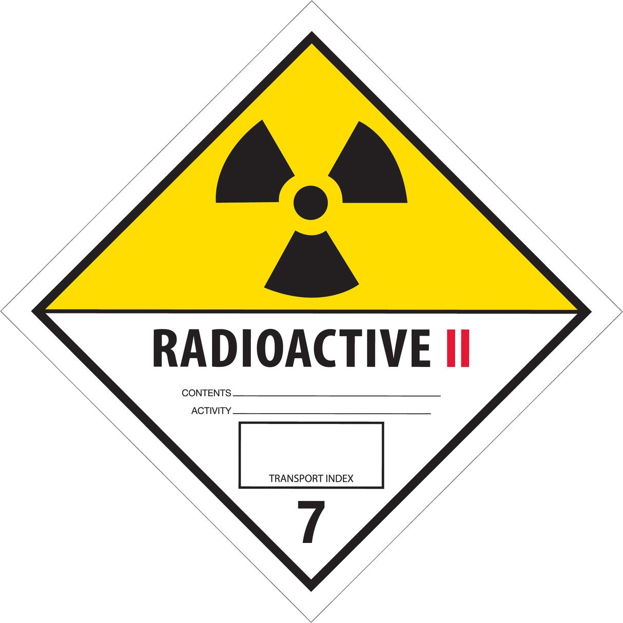 4 x 4" - "Radioactive II" Labels