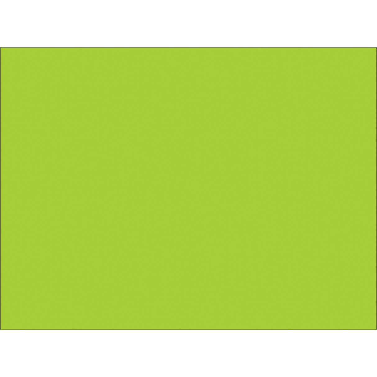 3 x 4" Fluorescent Green Inventory Rectangle Labels