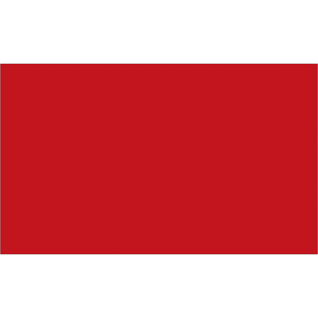 3 x 5" Red Inventory Rectangle Labels