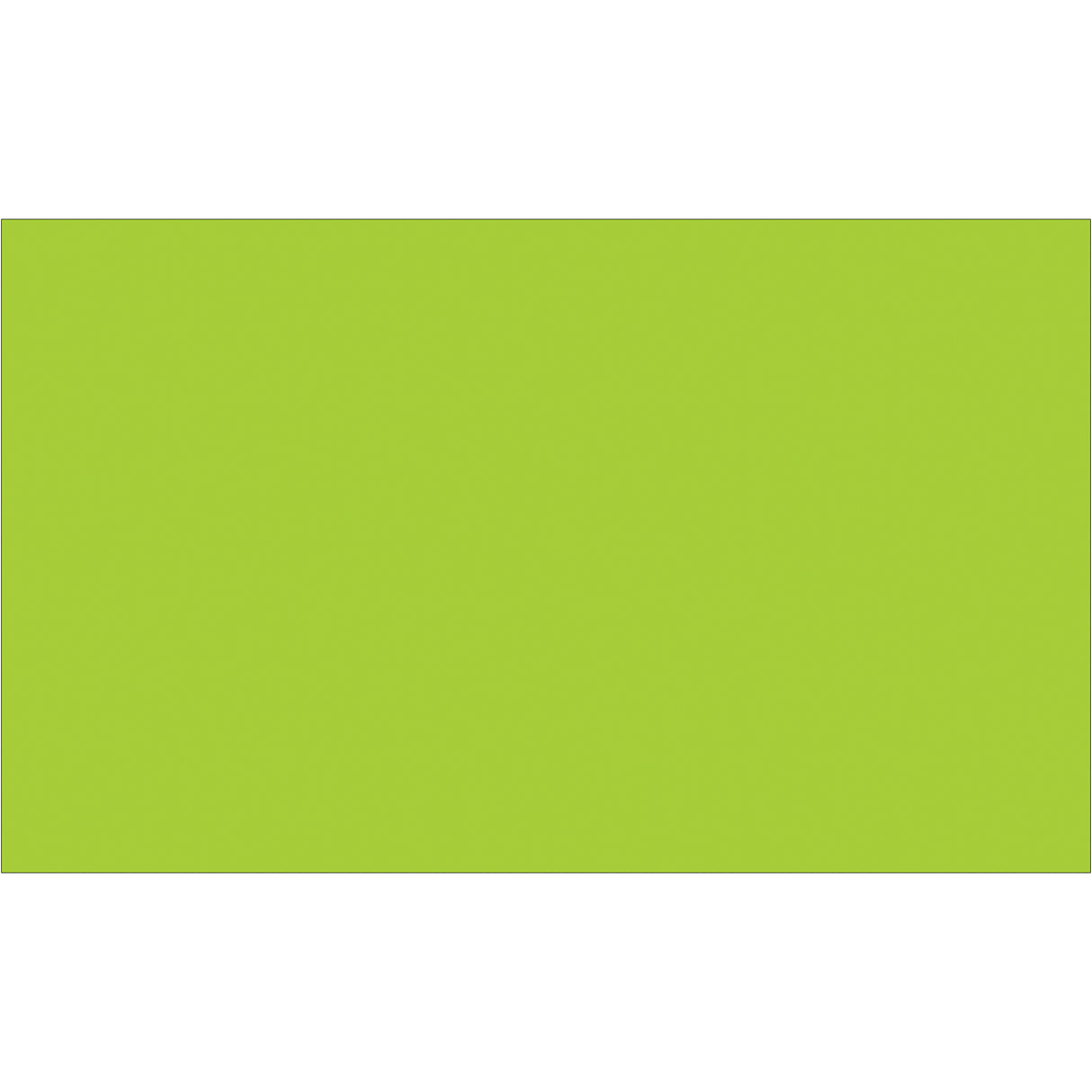 3 x 5" Fluorescent Green Inventory Rectangle Labels
