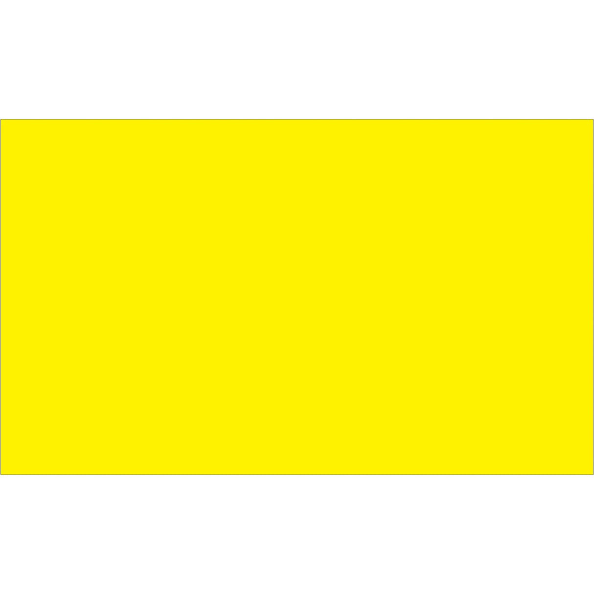 3 x 5" Fluorescent Yellow Inventory Rectangle Labels