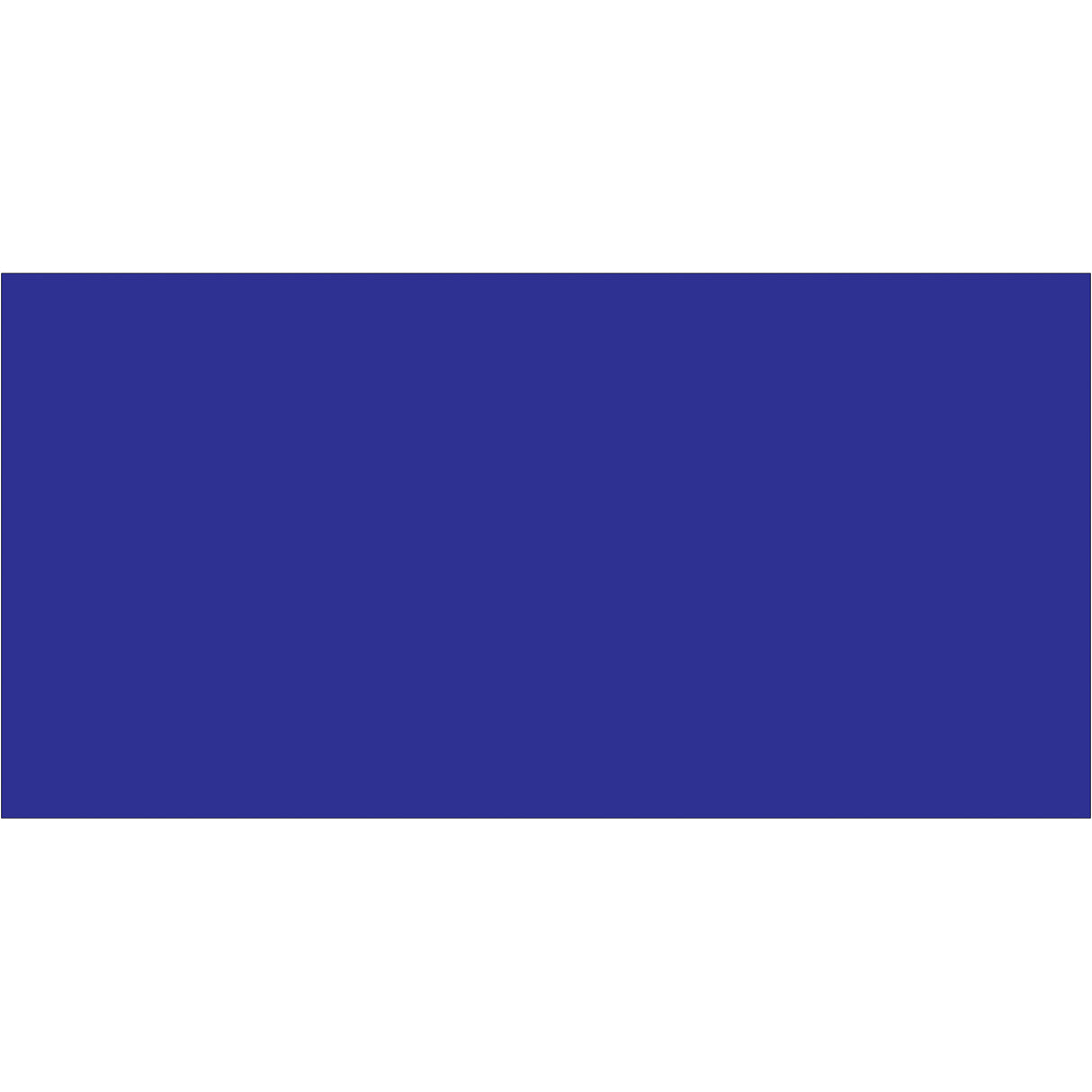 3 x 6" Dark Blue Inventory Rectangle Labels