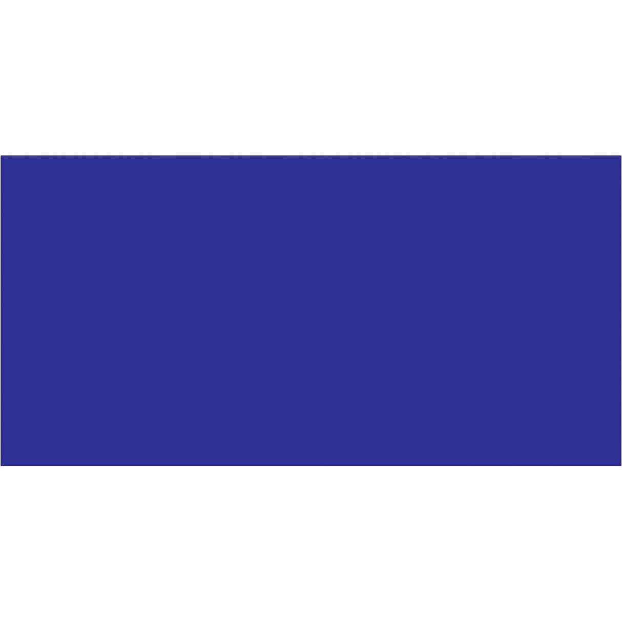 3 x 6" Dark Blue Inventory Rectangle Labels