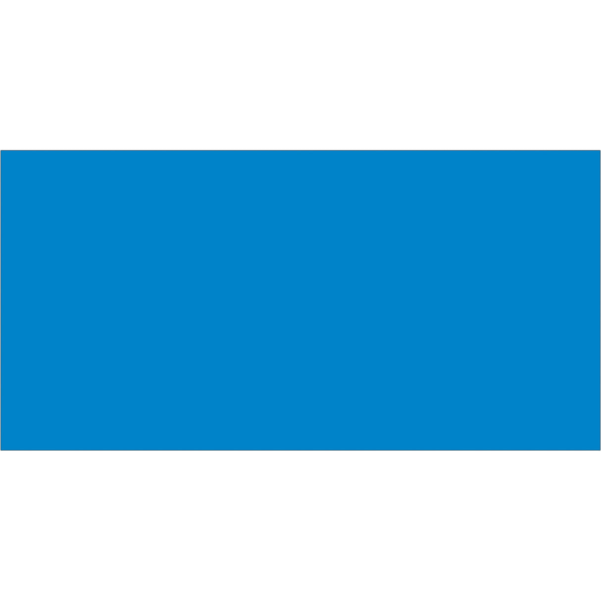 3 x 6" Light Blue Inventory Rectangle Labels