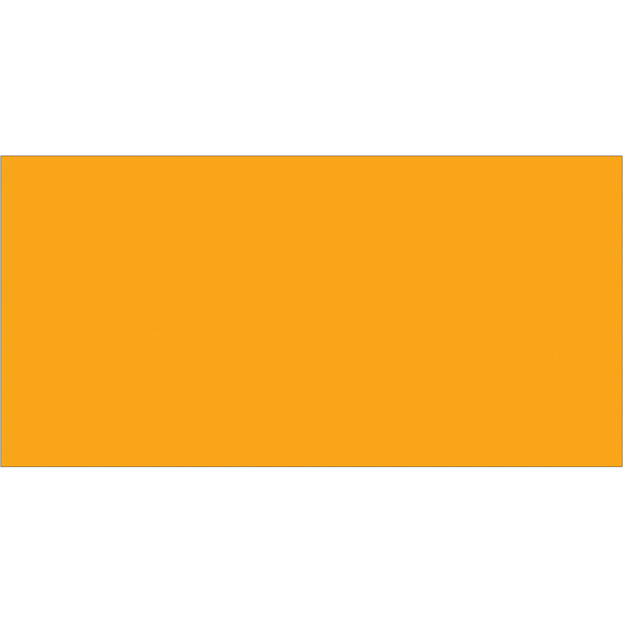 3 x 6" Fluorescent Orange Inventory Rectangle Labels