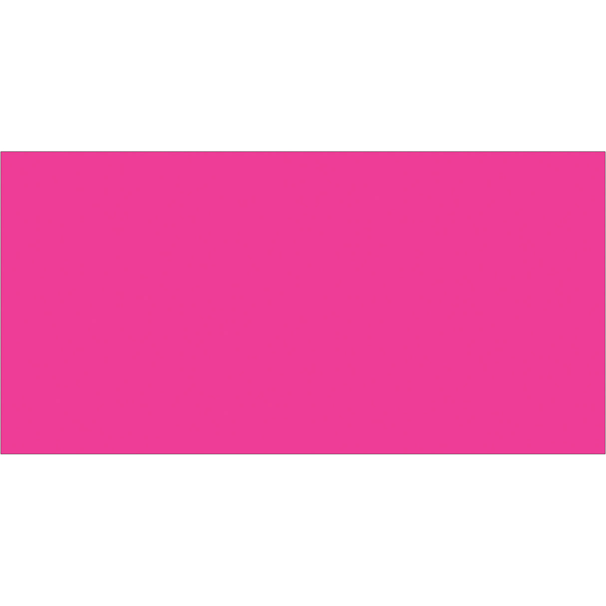 3 x 6" Fluorescent Pink Inventory Rectangle Labels