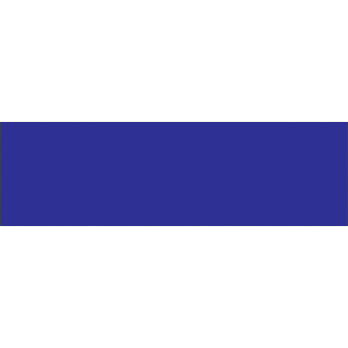 3 x 10" Dark Blue Inventory Rectangle Labels