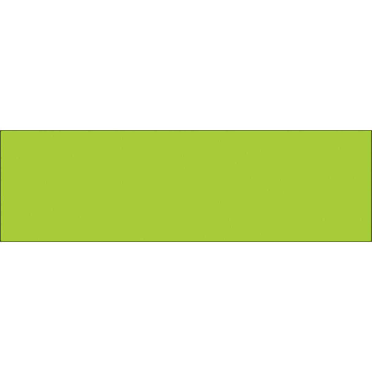 3 x 10" Fluorescent Green Inventory Rectangle Labels
