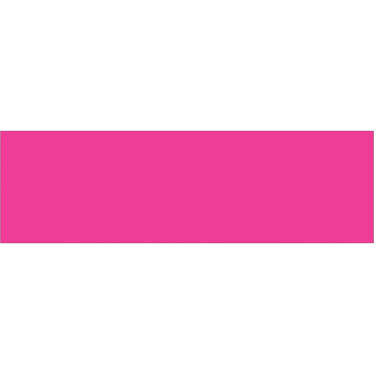 3 x 10" Fluorescent Pink Inventory Rectangle Labels