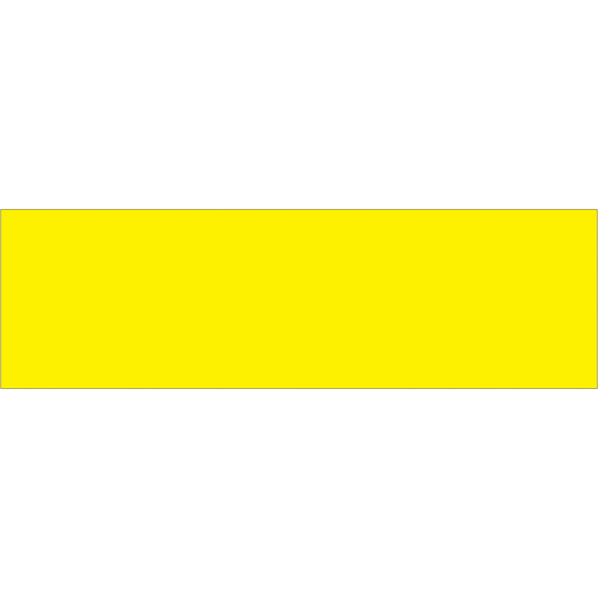 3 x 10" Fluorescent Yellow Inventory Rectangle Labels