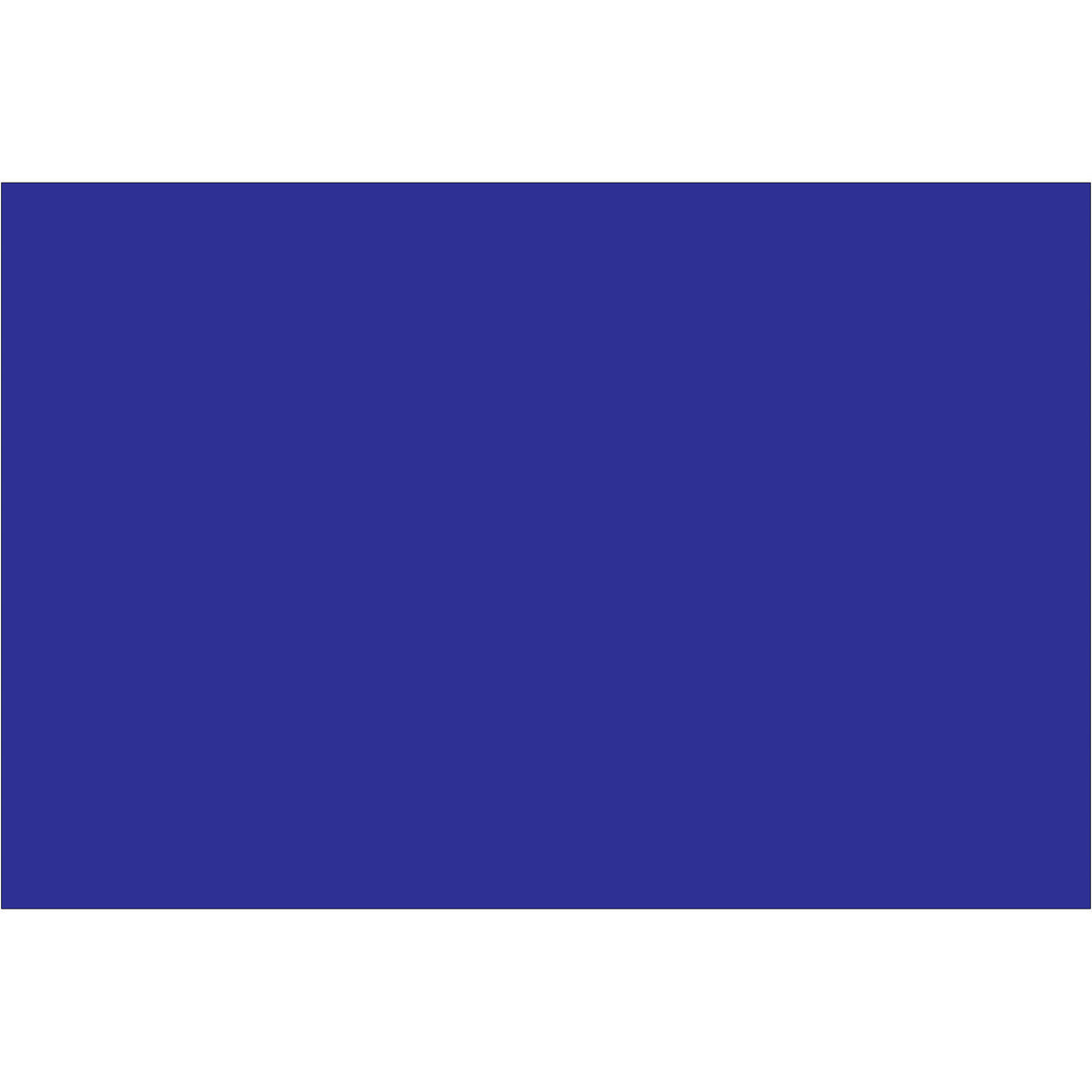 4 x 6" Dark Blue Inventory Rectangle Labels
