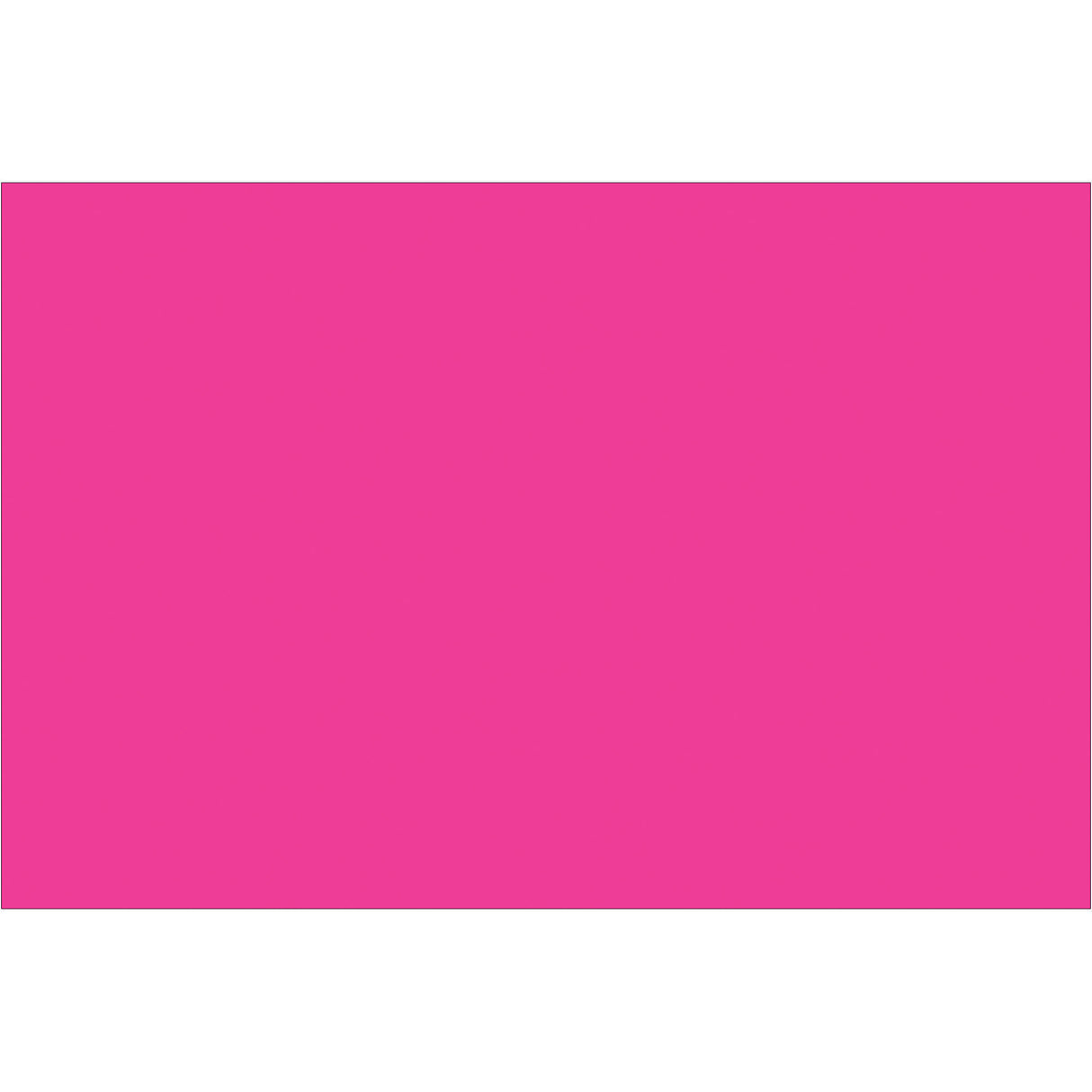 4 x 6" Fluorescent Pink Inventory Rectangle Labels
