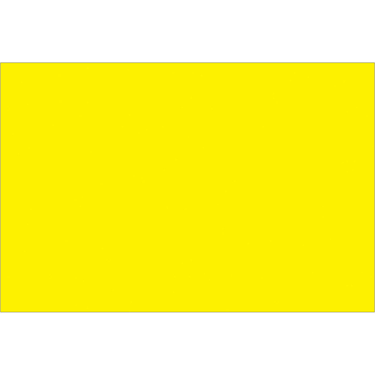 4 x 6" Fluorescent Yellow Inventory Rectangle Labels