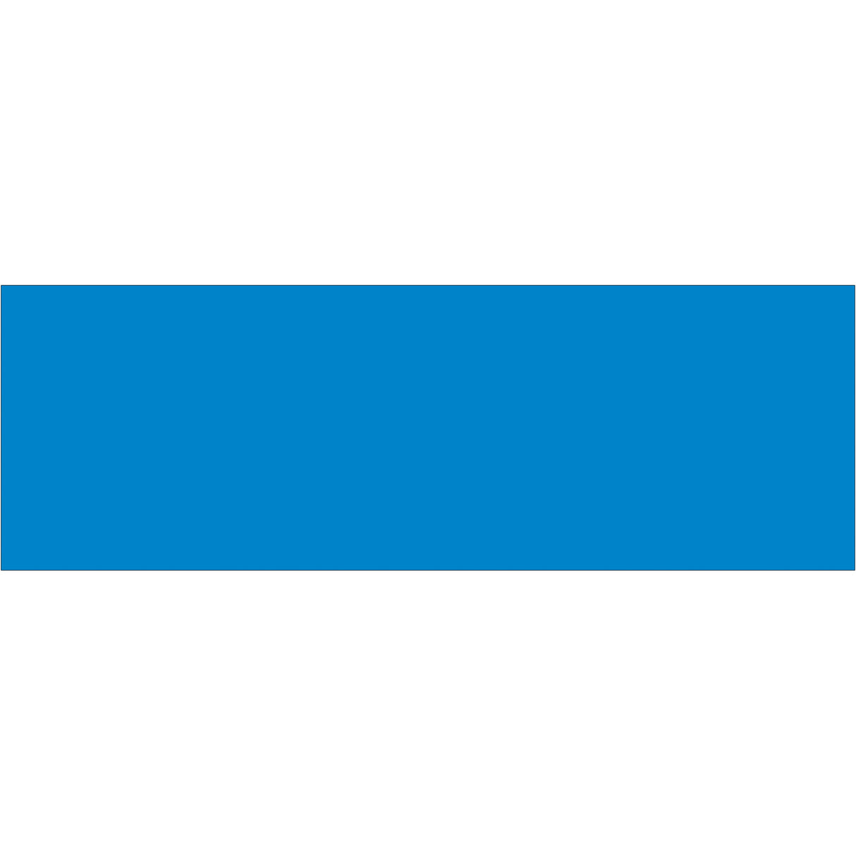 3 x 9" Light Blue Inventory Rectangle Labels