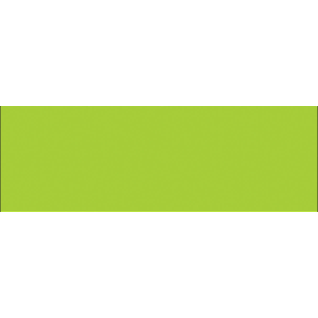 3 x 9" Fluorescent Green Inventory Rectangle Labels