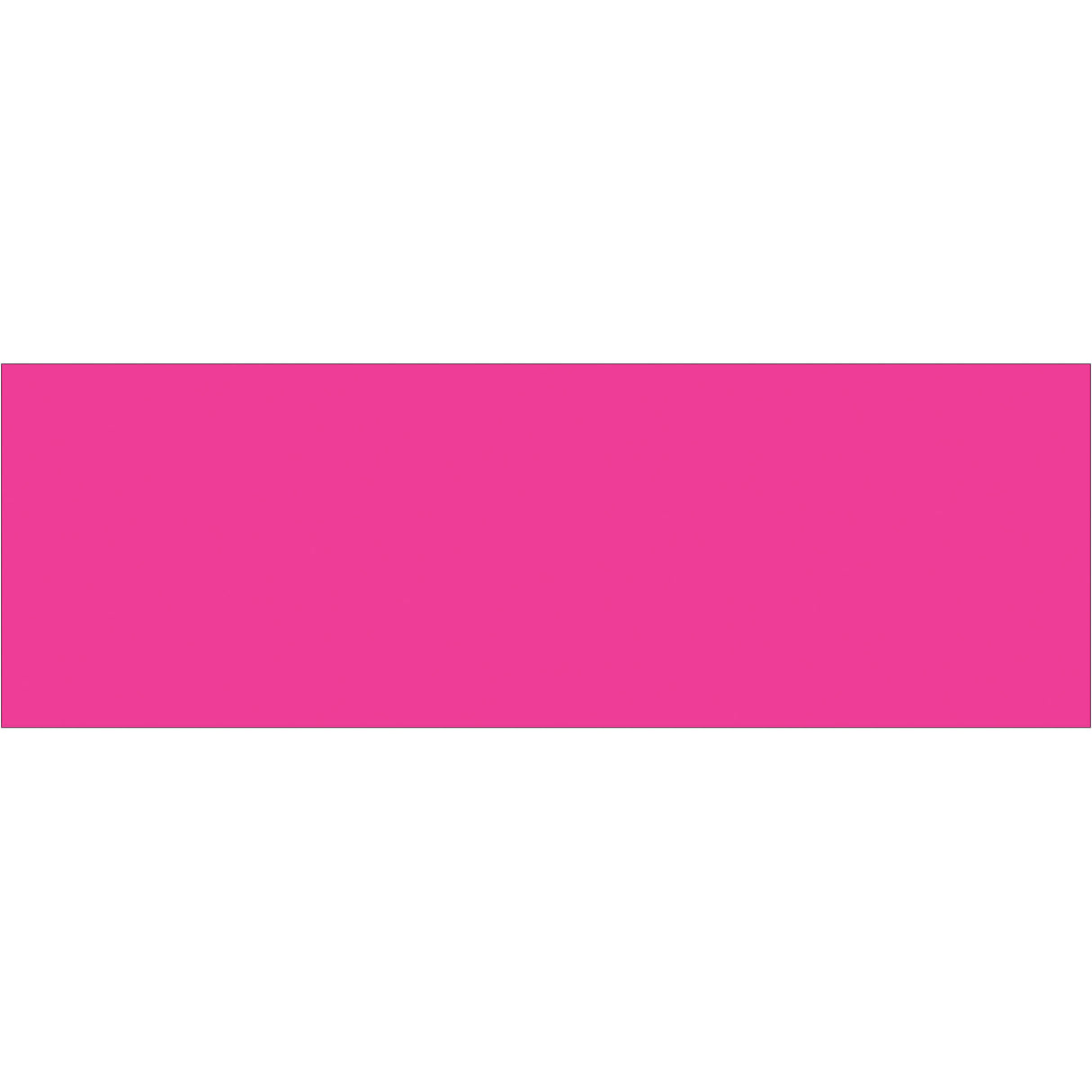 3 x 9" Fluorescent Pink Inventory Rectangle Labels