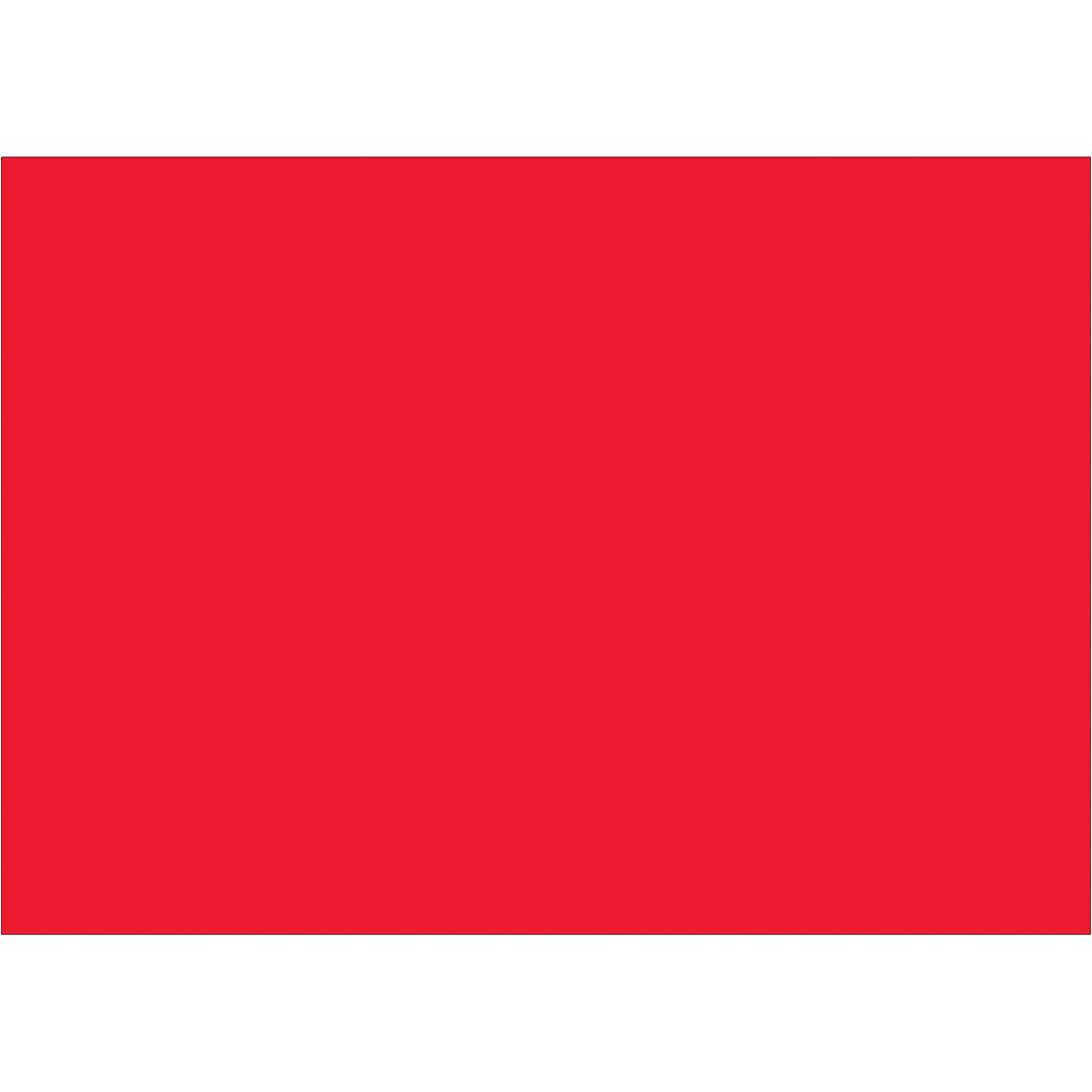 5 x 7" Fluorescent Red Inventory Rectangle Labels